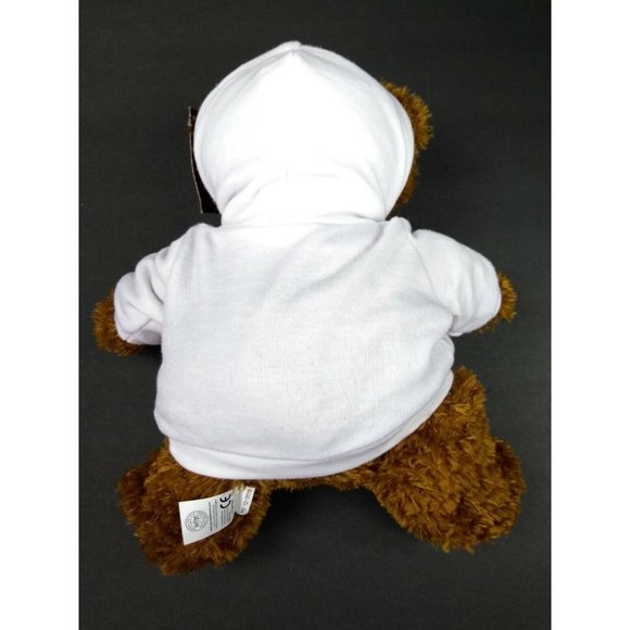 Hard Rock Cafe Paris 9" CLASSIC Teddy Bear w/ Hoodie Plush Stuffed Animal NWT - Picture 3 of 12